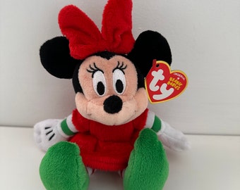 Ty Beanie Baby “Minnie” the Holiday Minnie Mouse from Disney’s Mickey Mouse - Walgreen’s Exclusive (6 inch)