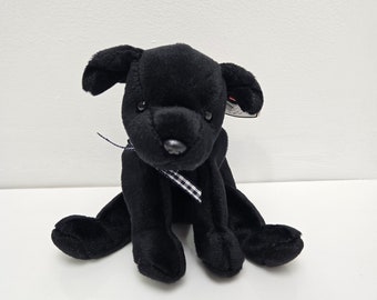« Luke » le chien de laboratoire noir Ty Beanie Baby (5 pouces)