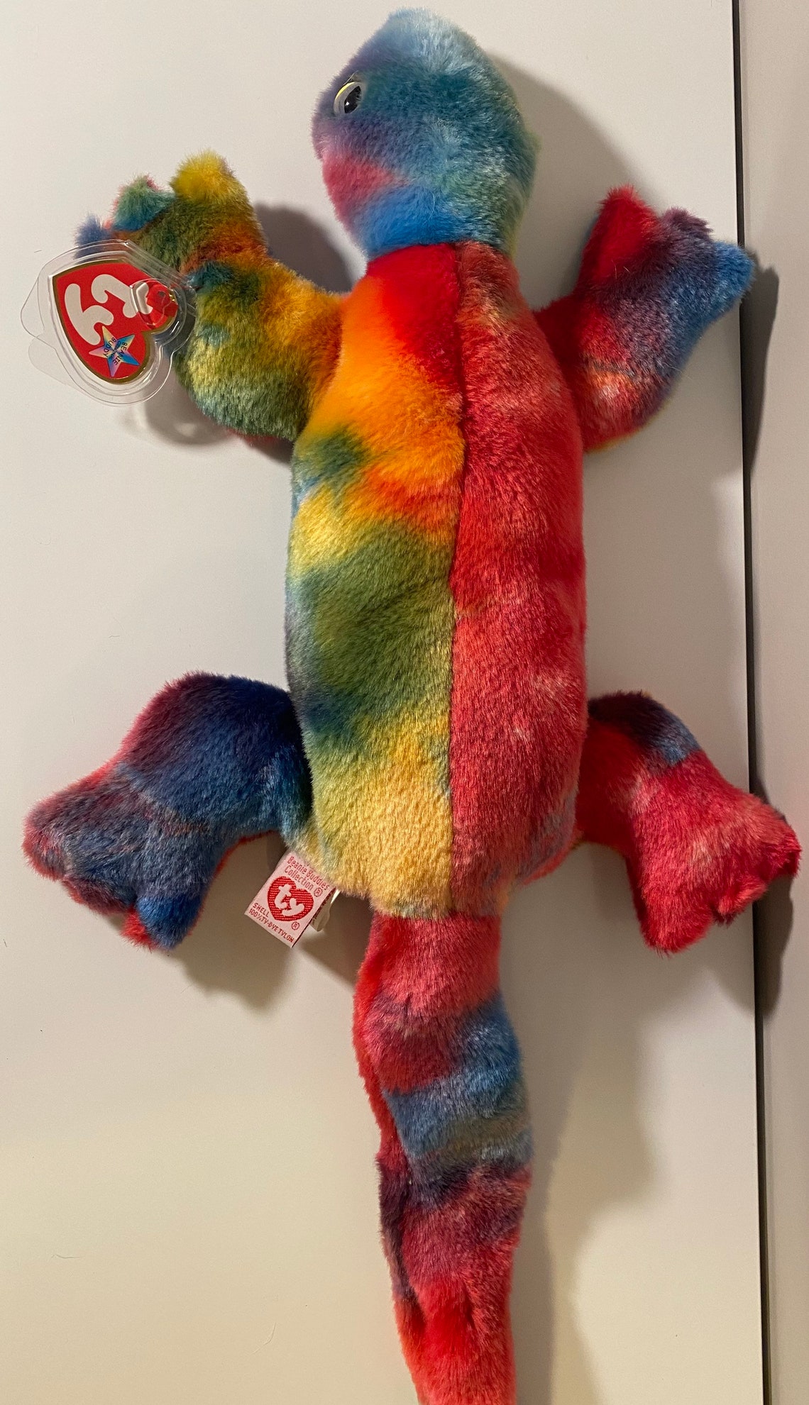 TY Beanie Buddy lizzy the Tiedye Lizard colours Vary 15 Etsy UK