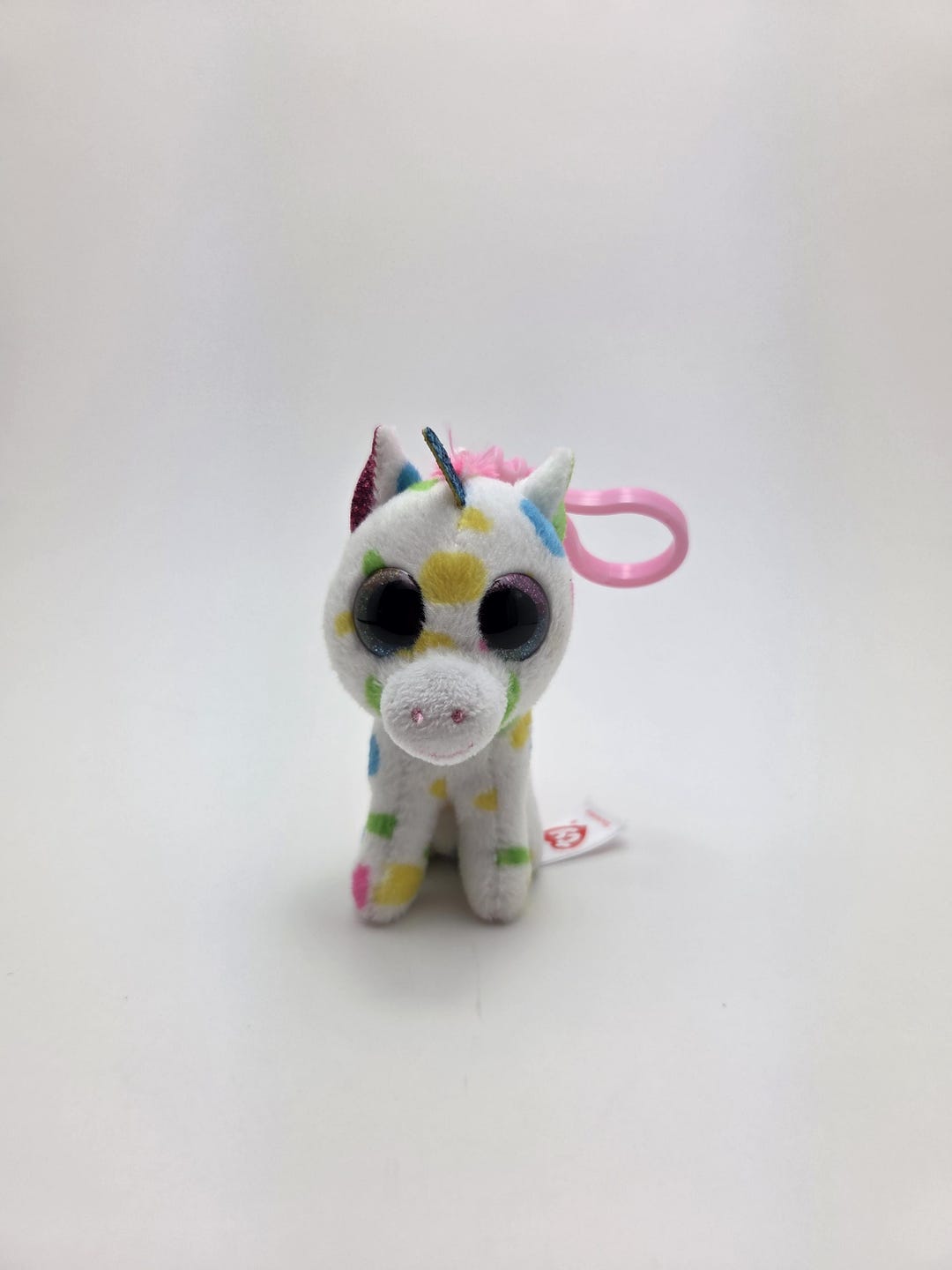 TY Beanie Boo Key Clip “harmonie” the Unicorn - No Hang Tag *small* (3 ...