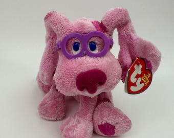 Ty Beanie Baby “Magenta” the Dog - Blue’s Clues *RARE* (6.5 inch)