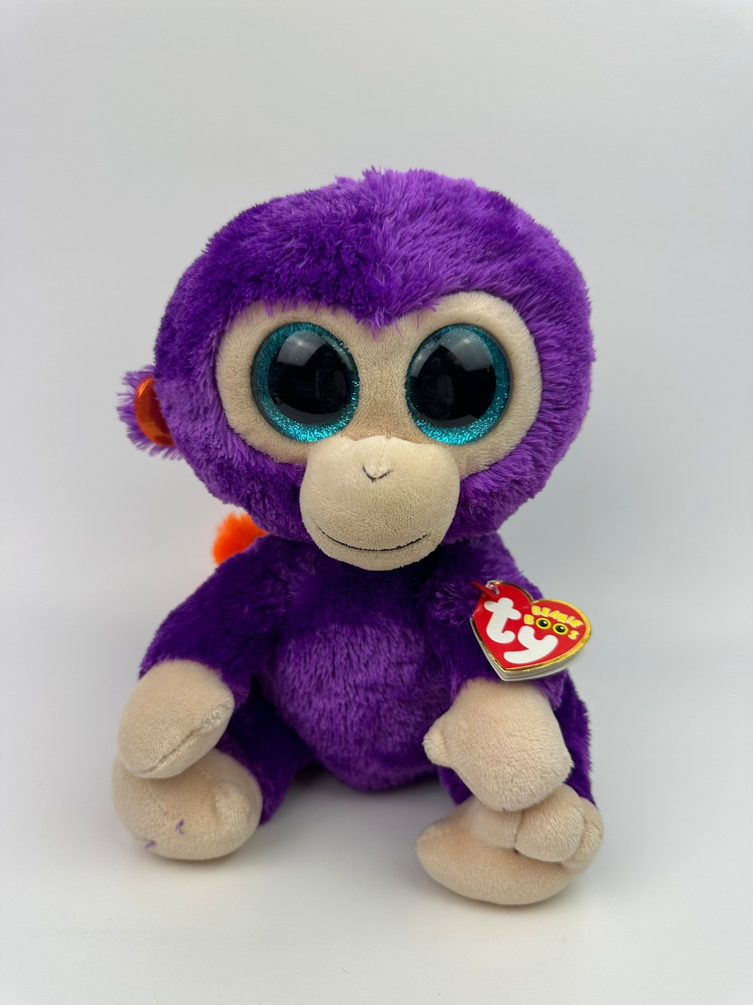Purple monkey beanie boo deals