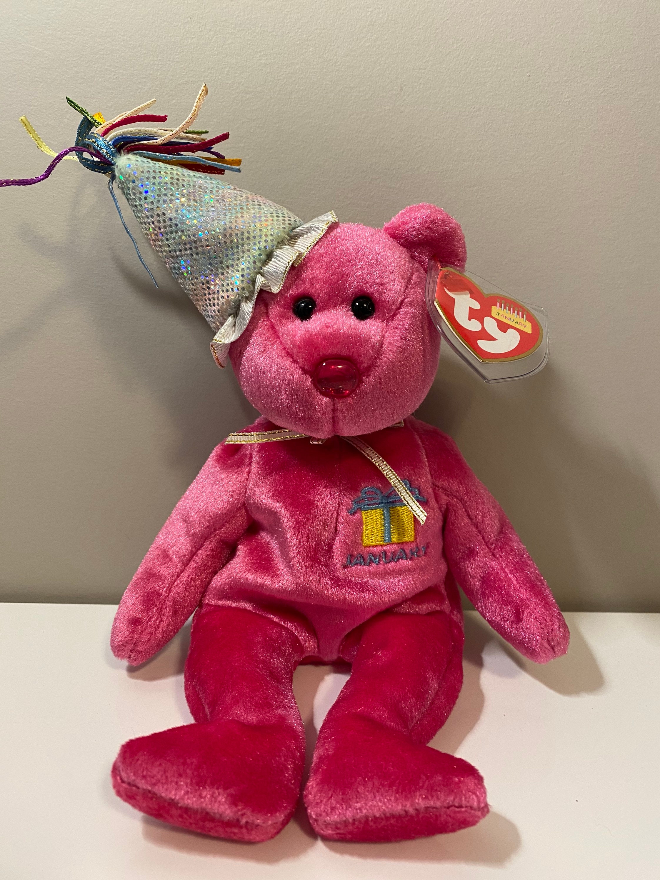 TY Beanie Baby January the Happy Birthday Bear 8.5 inch Etsy