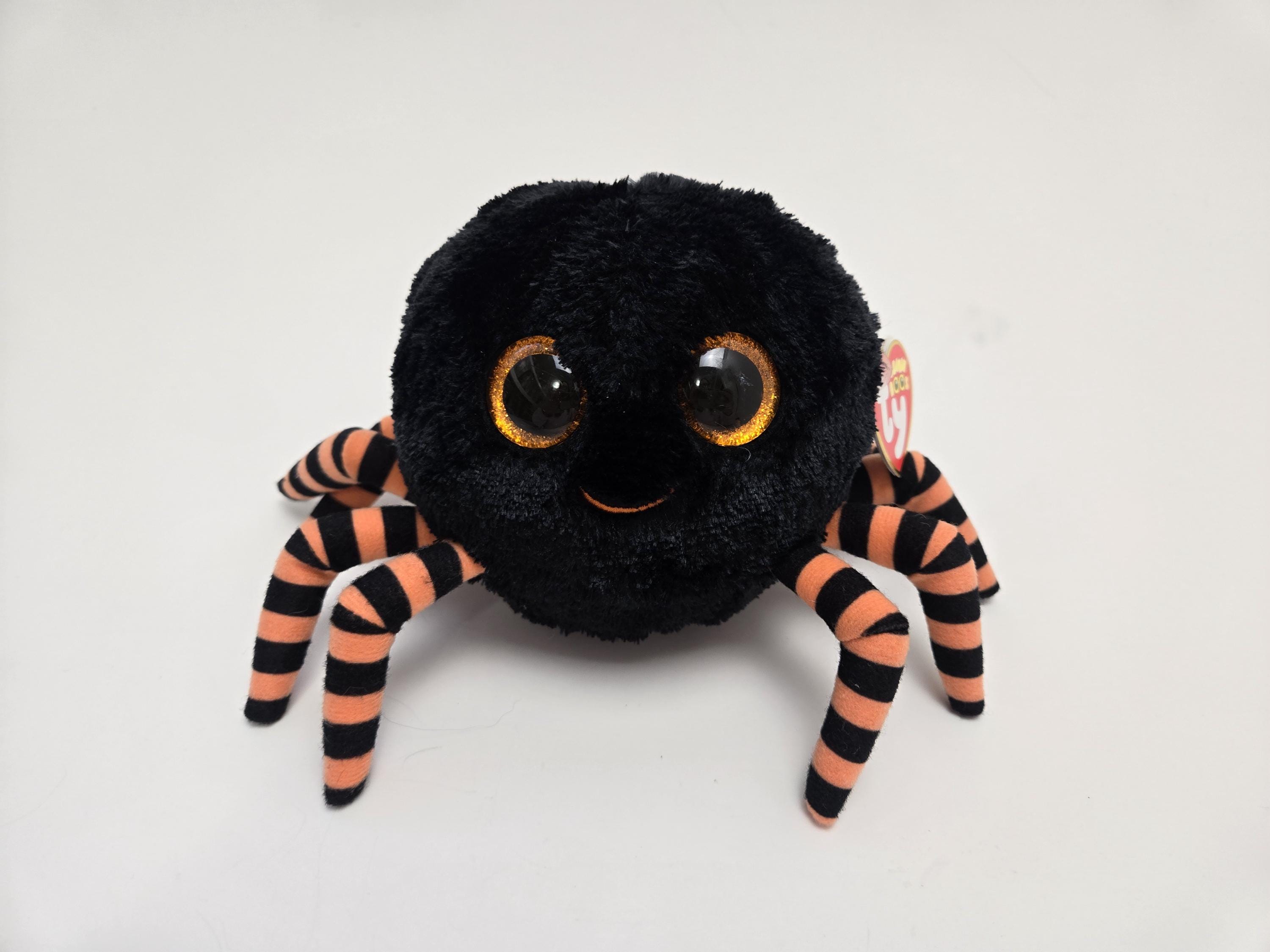 Ty Beanie Boos - CHARLOTTE the Halloween Black Spider 6 NEW MWMTs Plush Toy