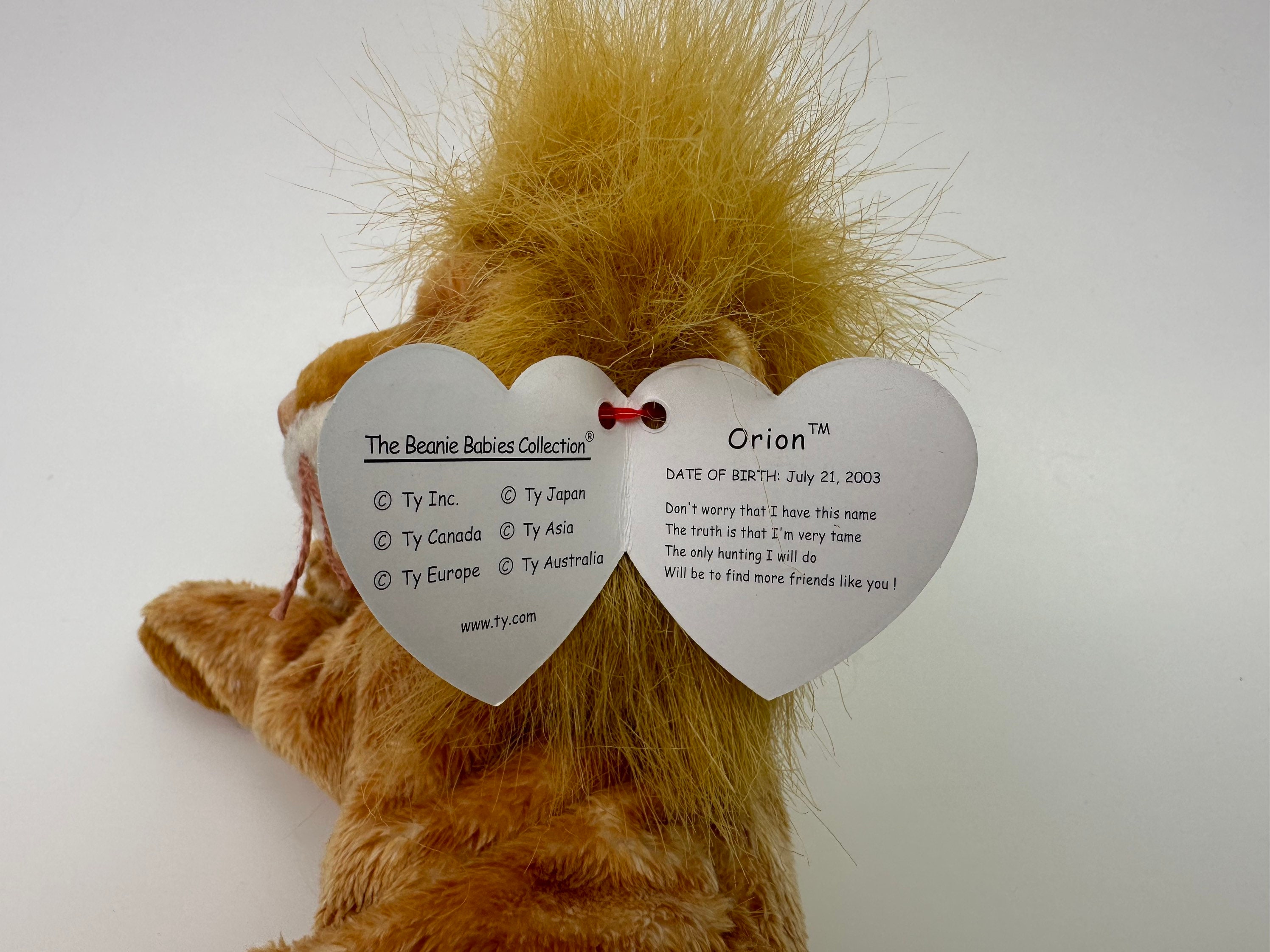 Orion beanie baby value 2025