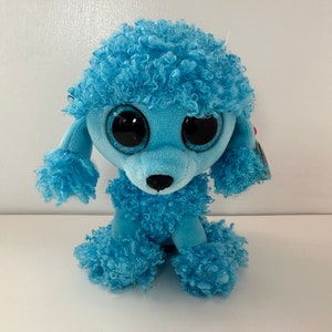 Ty Beanie Boo “Mandy” the Blue Poodle Plush! (6 inch)