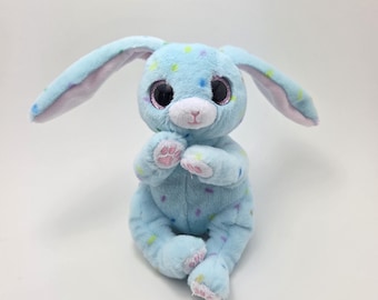 Ty Beanie Bellies “Skippy” the Blue Bunny Rabbit - No Hang Tag! (7 inch)