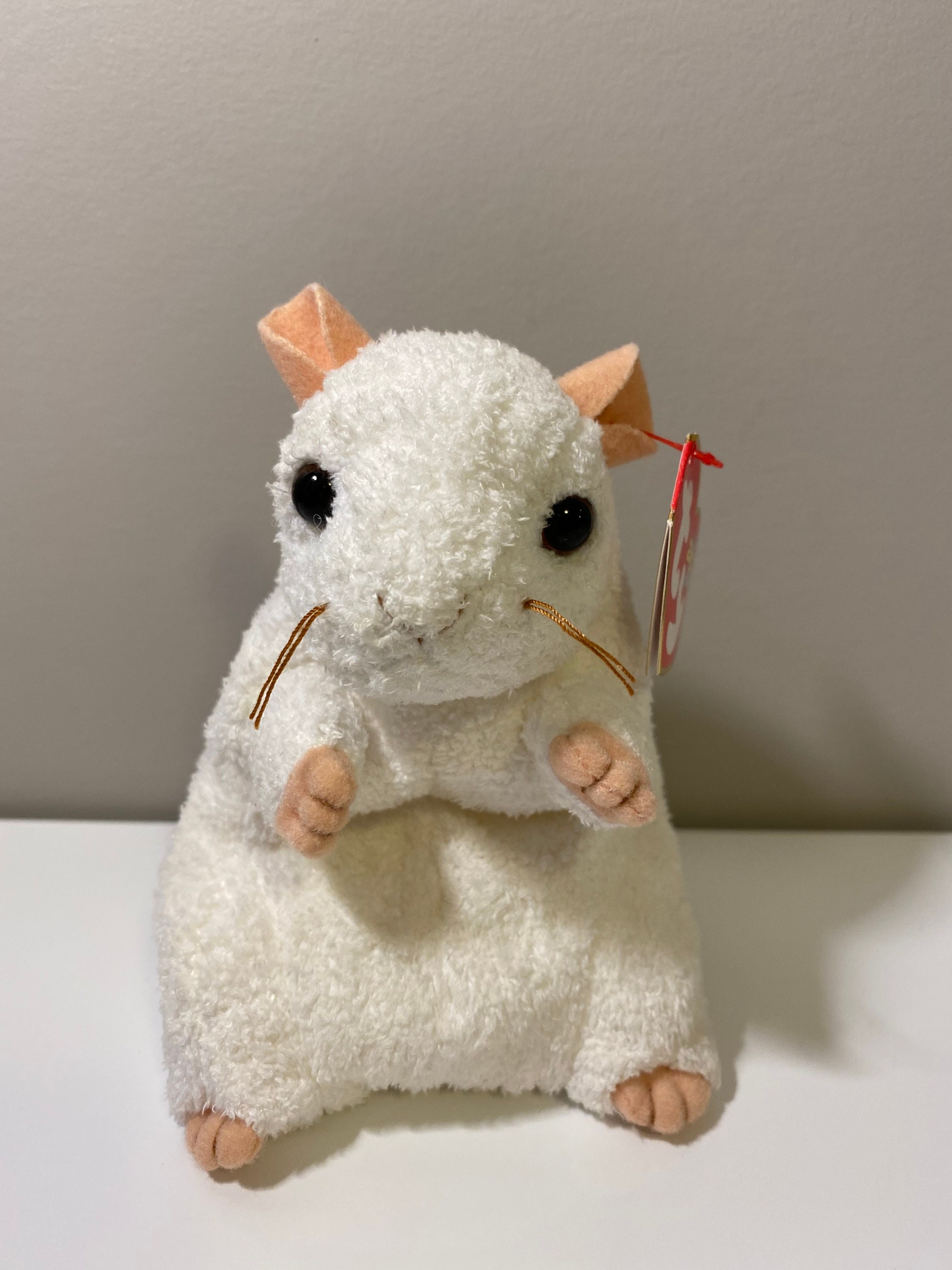 TY Beanie Baby Cheezer the Adorable White Mouse Rare 5 | Etsy