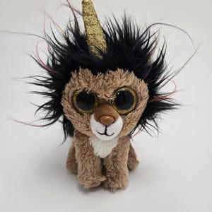 Ty Beanie Boo “Ramsey” the Unicorn Lion - No Hang Tag (6 inch)