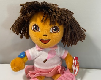 Ty Beanie Baby Dora Del Tenis la mu eca de peluche Dora the