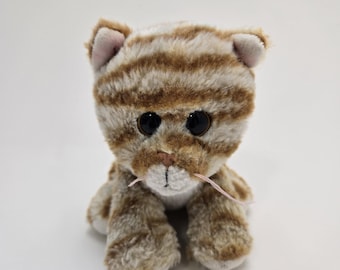 Peluche IKEA Gosig Katt - Chat Tigré Ginger Tan White Striped, 12 Pouces