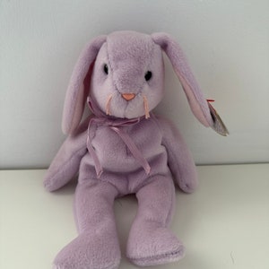 Ty Beanie Baby “Floppity” the Purple Bunny ! (8.5 inch)