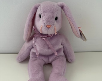 Ty Beanie Baby “Floppity” the Purple Bunny ! (8.5 inch)