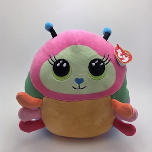 Ty Squish a Boo Collection &quot;Nessa” the Caterpillar (8 inch)