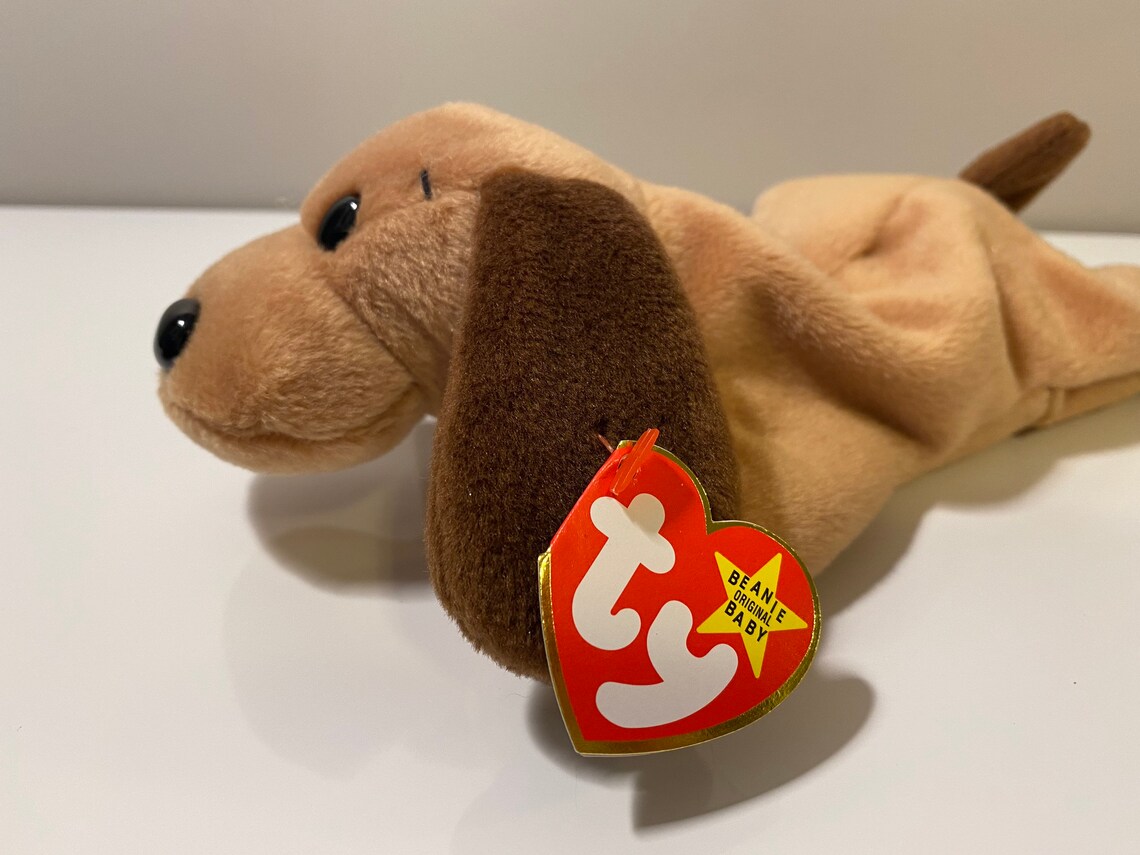 TY Beanie Baby bones the Dog 9 Inch Etsy UK