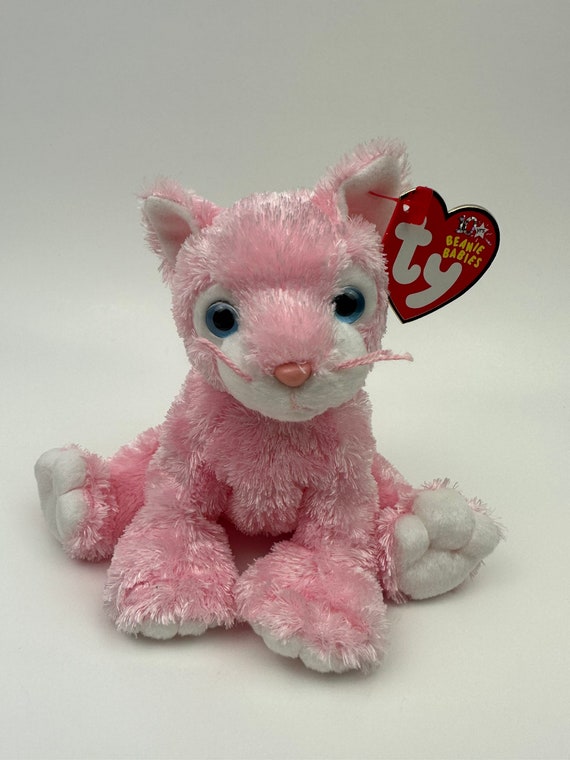 Pink cat beanie baby discount