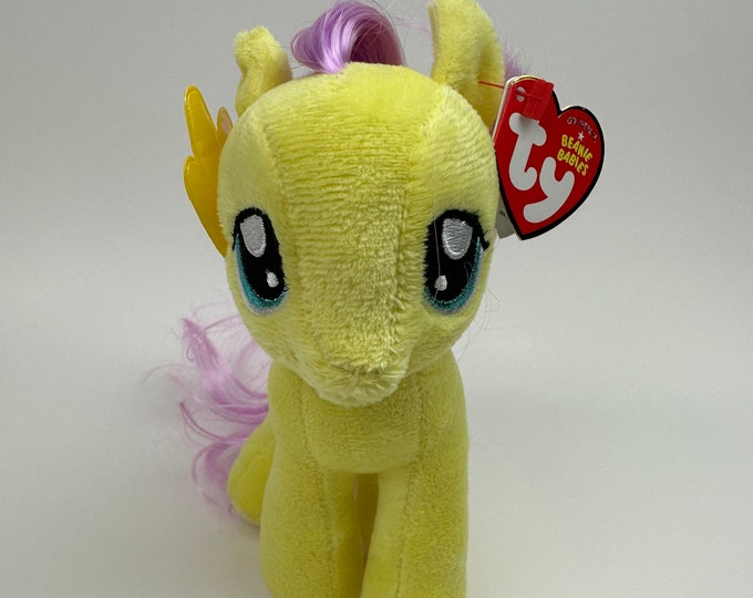 Ty Little Ty Beanie Baby “Fluttershy” the Pony from My Little Pony! (7 inch ...