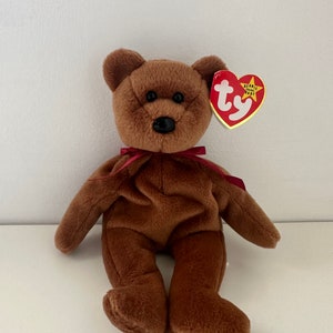 Ty Beanie Baby “Teddy” the Brown Bear ! (8.5 inch)