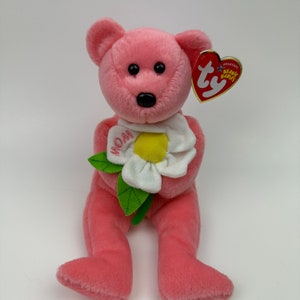 Ty Beanie Baby Bear “Dearly” the Mother’s Day or Gift for Mom Bears *Hallmark Gold Crown Exclusive* (8.5 inch)