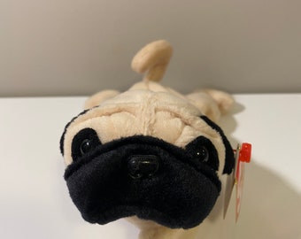 Peluche Ty Perro Pug Pugsly Beanie Boos Peluche Ty Perro Pug Pugsly Beanie Boos