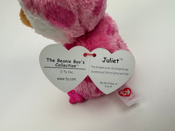 Ty Beanie Boo juliet the Valentines Day Penguin 6 Inch Etsy UK