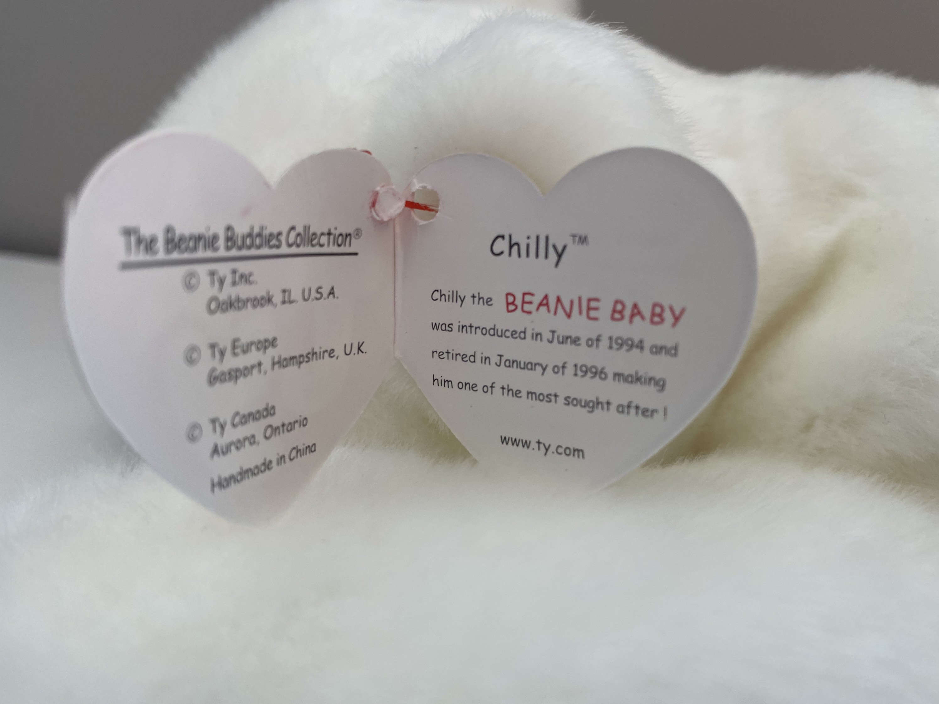 Chilly ty beanie baby sale