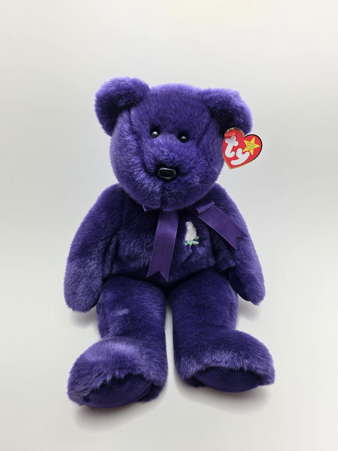 Purple Beanie Bear Princess Diana Beanie Buddy Purple Beanie Baby