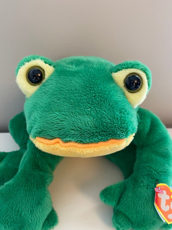 Ty Classics Collection bayou the Croaking Frog Plush 16 - Etsy