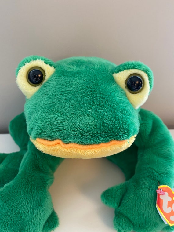 Ty Classics Collection bayou the Croaking Frog Plush 16 - Etsy