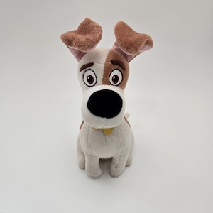 Ty Beanie Baby “Max” the Dog - Secret Life of Pets - No Hang Tag (6  inch)
