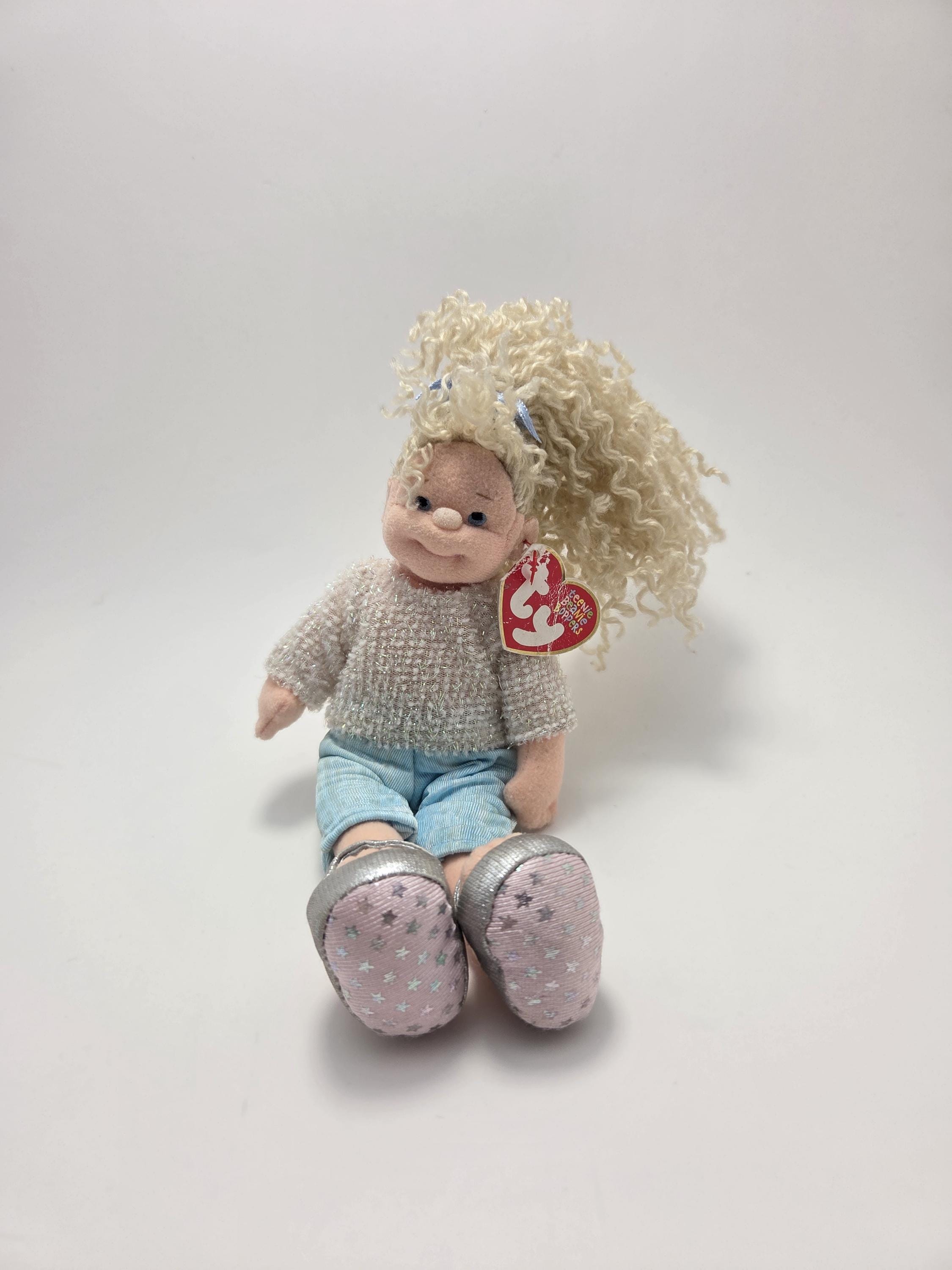 TY Teenie Boppers “sassy Star” the Adorable Doll (9 Inch) Creased