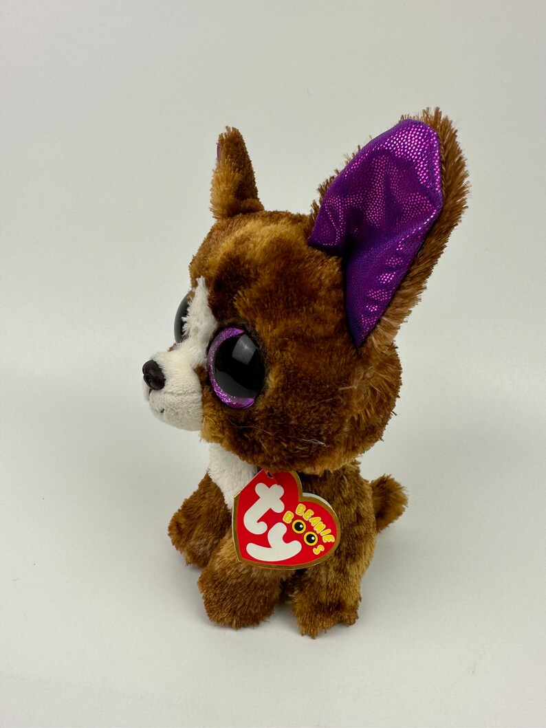 TY Beanie Boos Dexter – 15 Cm Kuscheliger Plüschtier Mit Glitzeraugen, Sammelfigur