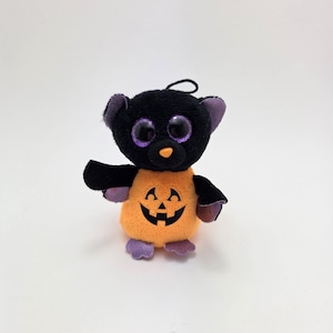 Ty Halloweenie Beanie “Batty” the Halloween Bat - Teenie Beanie! No Hang Tag (4 inch)