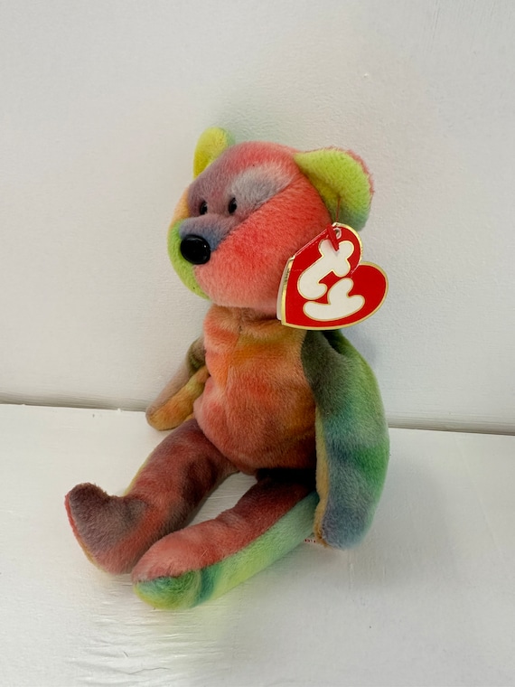 Ty Beanie Baby “garcia” the Tie-dye Bear - 3rd Generation Ty Beanie Baby “garcia” the Tie-dye Bear - 3rd Generation