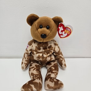 Ty Beanie Baby “Hero” the Military Bear - UK Exclusive Version (8.5 inch)