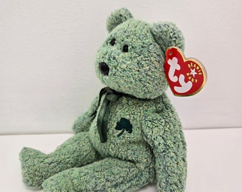 Ty Beanie Baby “shamrock” the Patrick's Day Bear Inch)