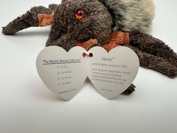 TY Beanie Baby Hairy the Spider 6 inch Etsy