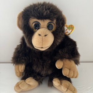 Ty Wild Wild Best Collection “Brownie” the Monkey *Rare* (10 inch)