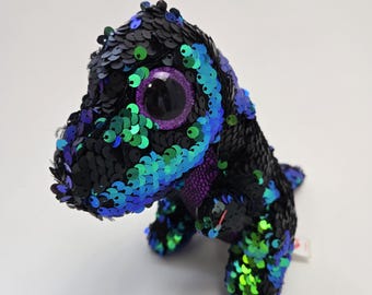 Ty Flippables “crunch” the T Rex Dinosaur With Sequins- No Hang