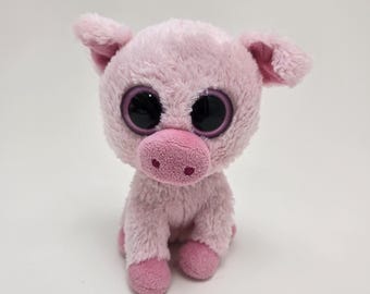 TY Hambone Pig Squishy Beanie 14