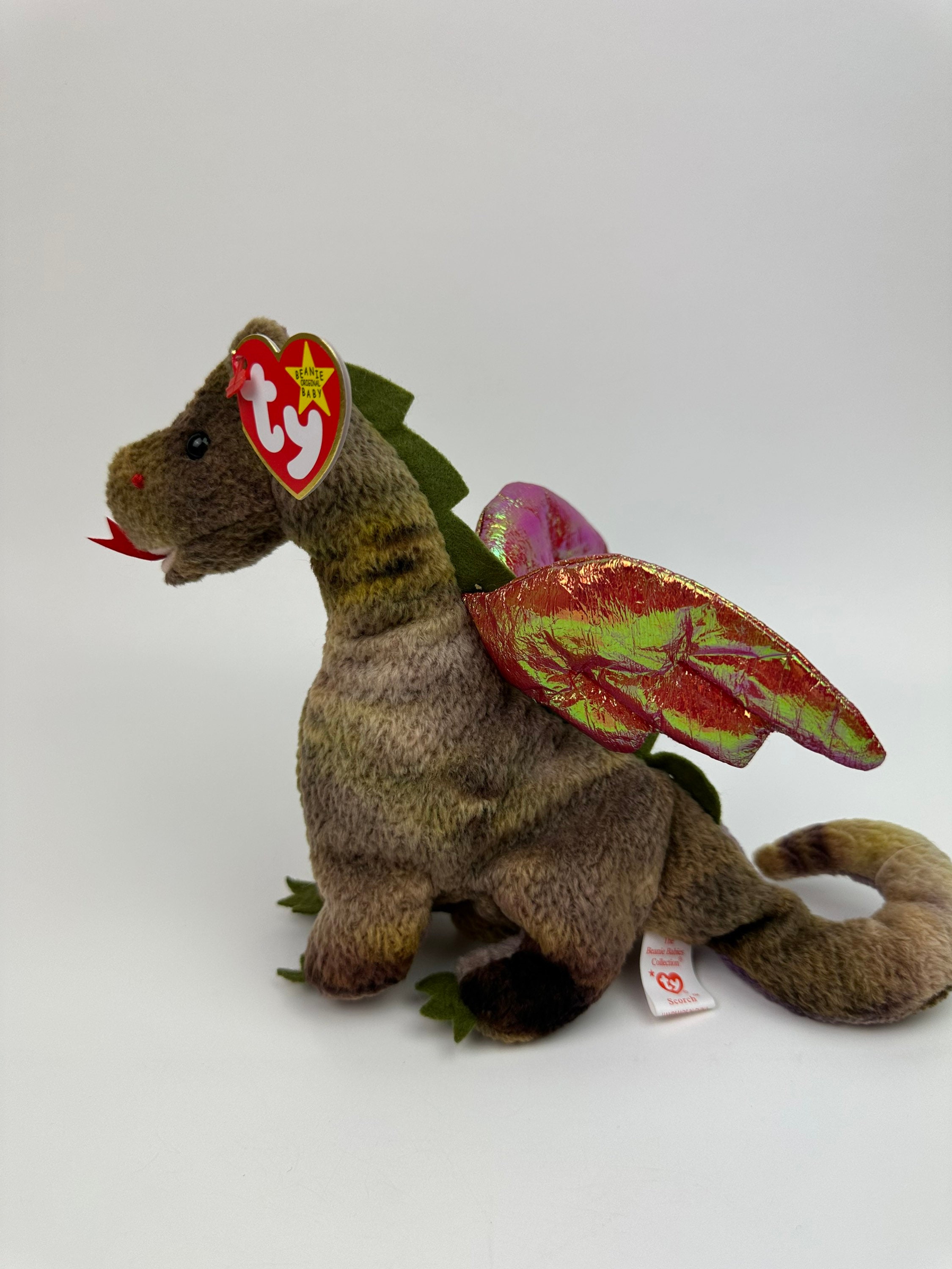 Ty Beanie Baby “scorch” the Dragon - Colours Vary (7 Inch) - Etsy UK