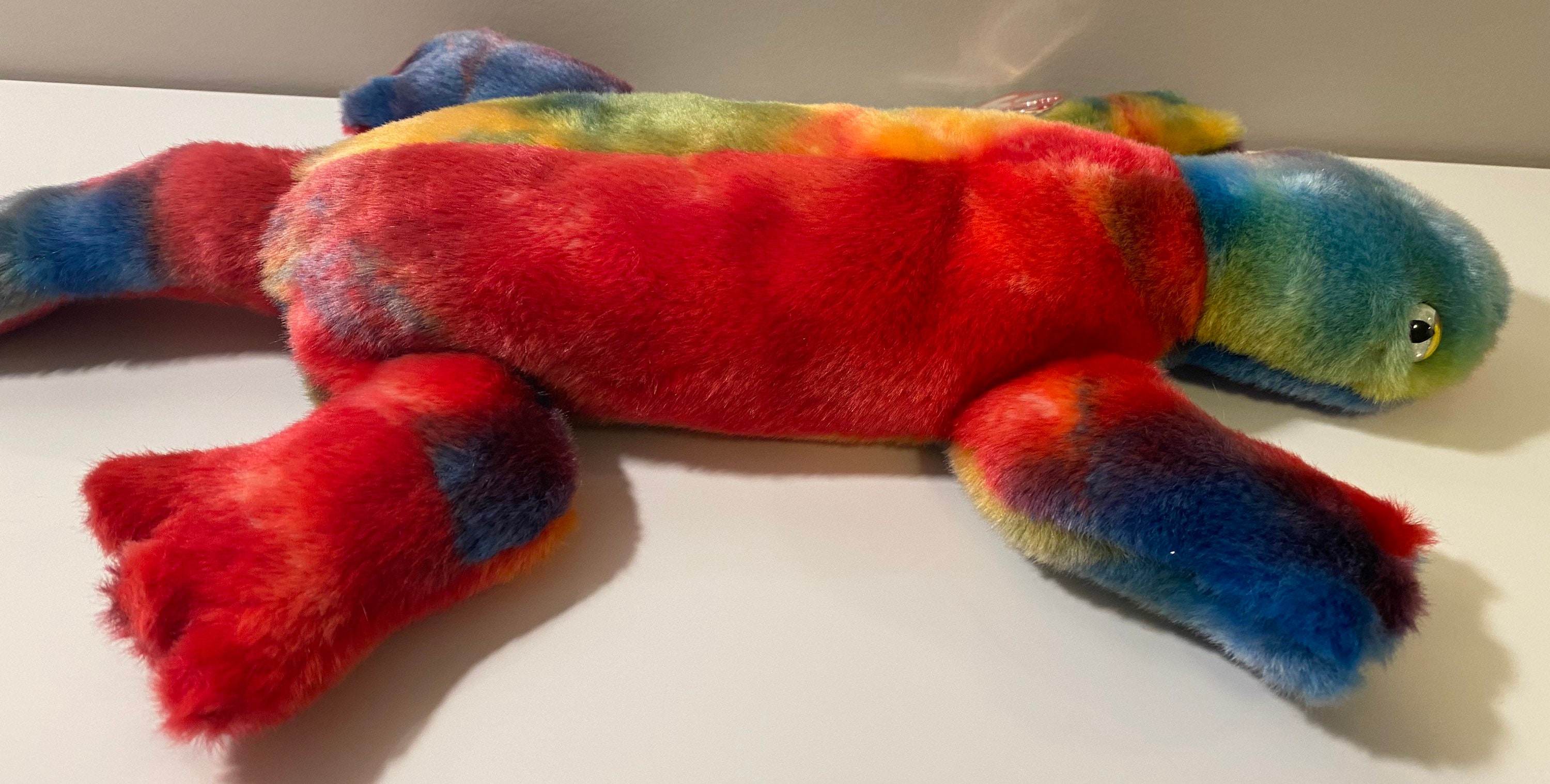 TY Beanie Buddy lizzy the Tiedye Lizard colours Vary 15 Etsy