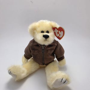 Giacca in pelle marrone "Baron" della collezione Ty Attic Treasures (6 pollici)