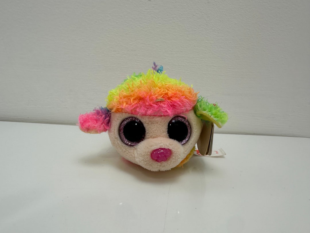 Ty Stackable Ty Stackables “floral” the Tie-dye Poodle Dog (4 Inch) - Etsy