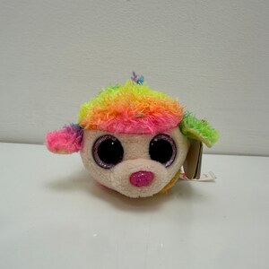Ty Stackables “Floral” the Tie-Dye Poodle Dog (4 inch)