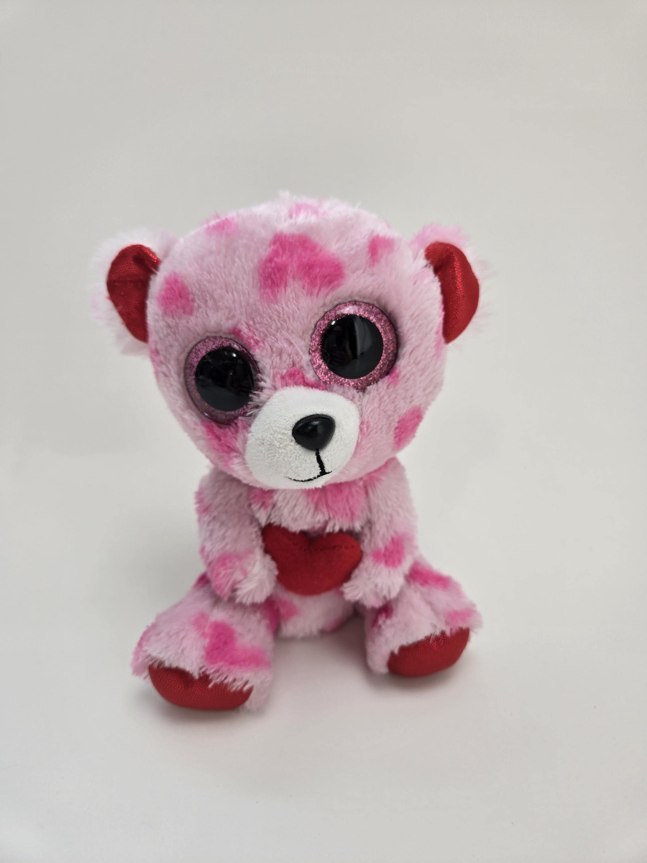 Ty Beanie Boo “Sweetikins” 赤いハートを持ったクマ - タグなし (6