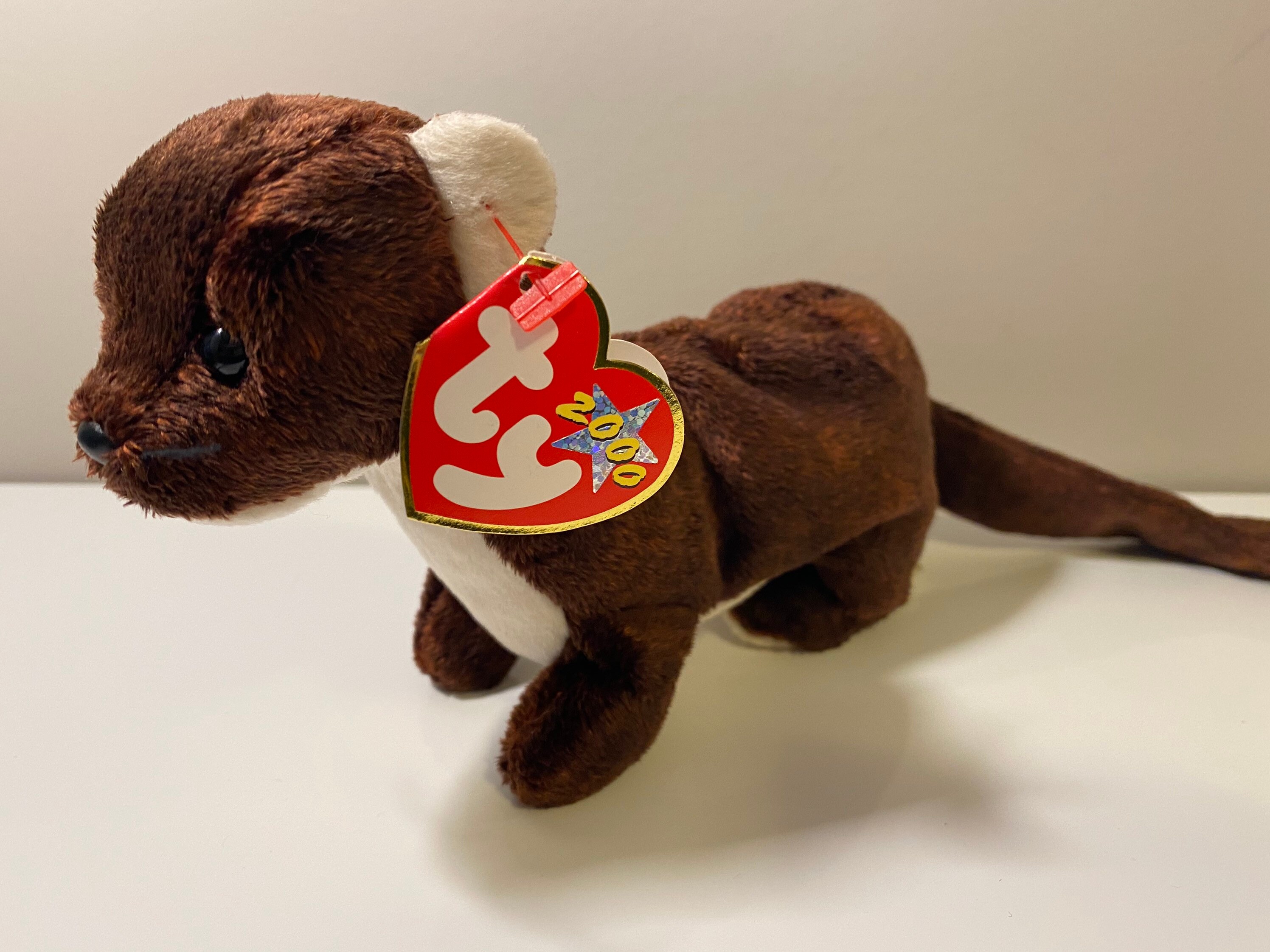 TY Beanie Baby Runner the Ferret 7.5 inch | Etsy