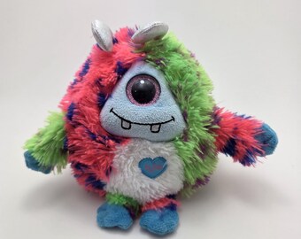 Ty Monstaz “Marty” the Round Monster - No Tag and No Sound (Small 6 inch Version)