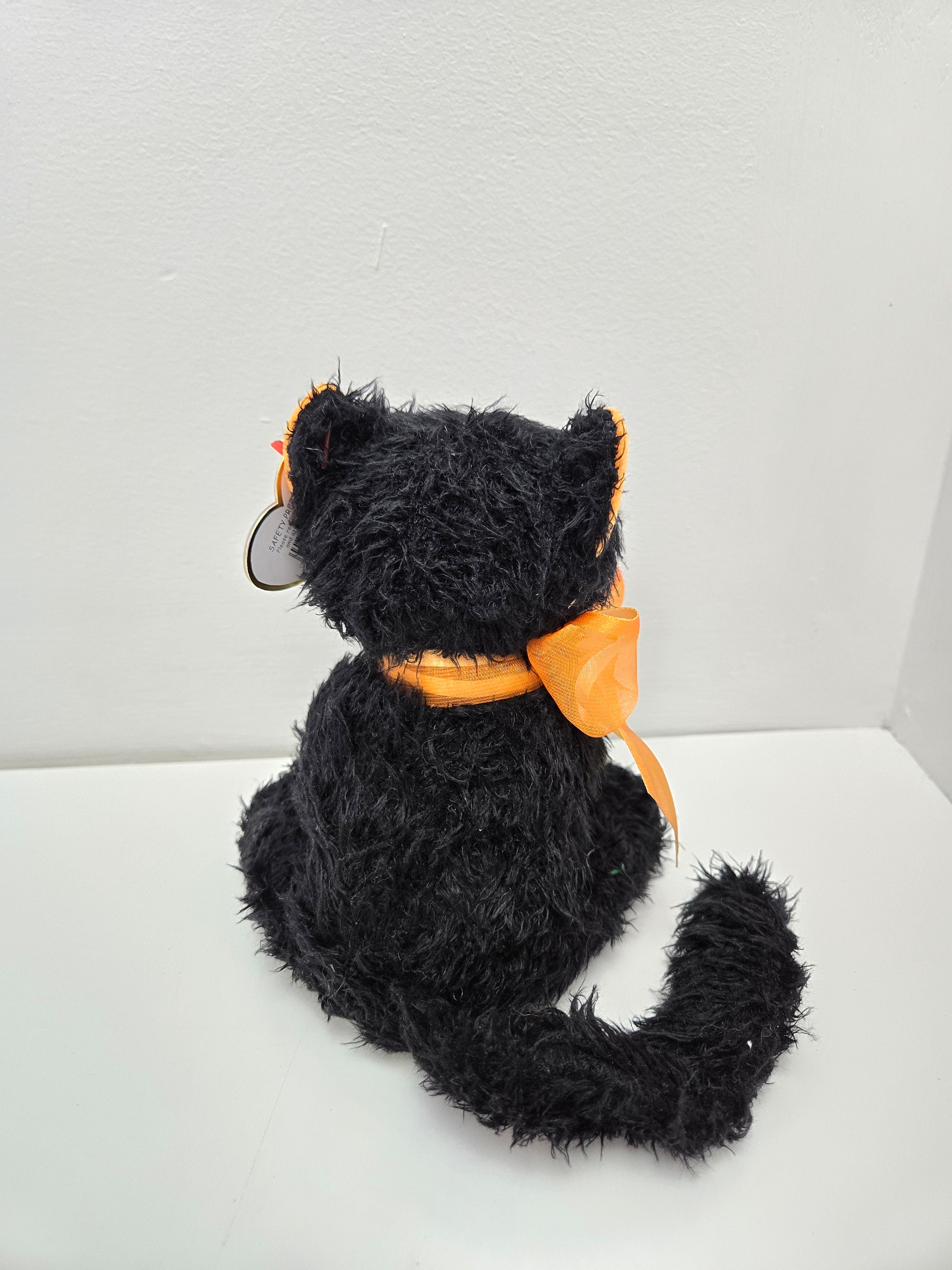 Ty Beanie Baby “moonlight” the Black & Orange Cat (6 Inch) - Etsy