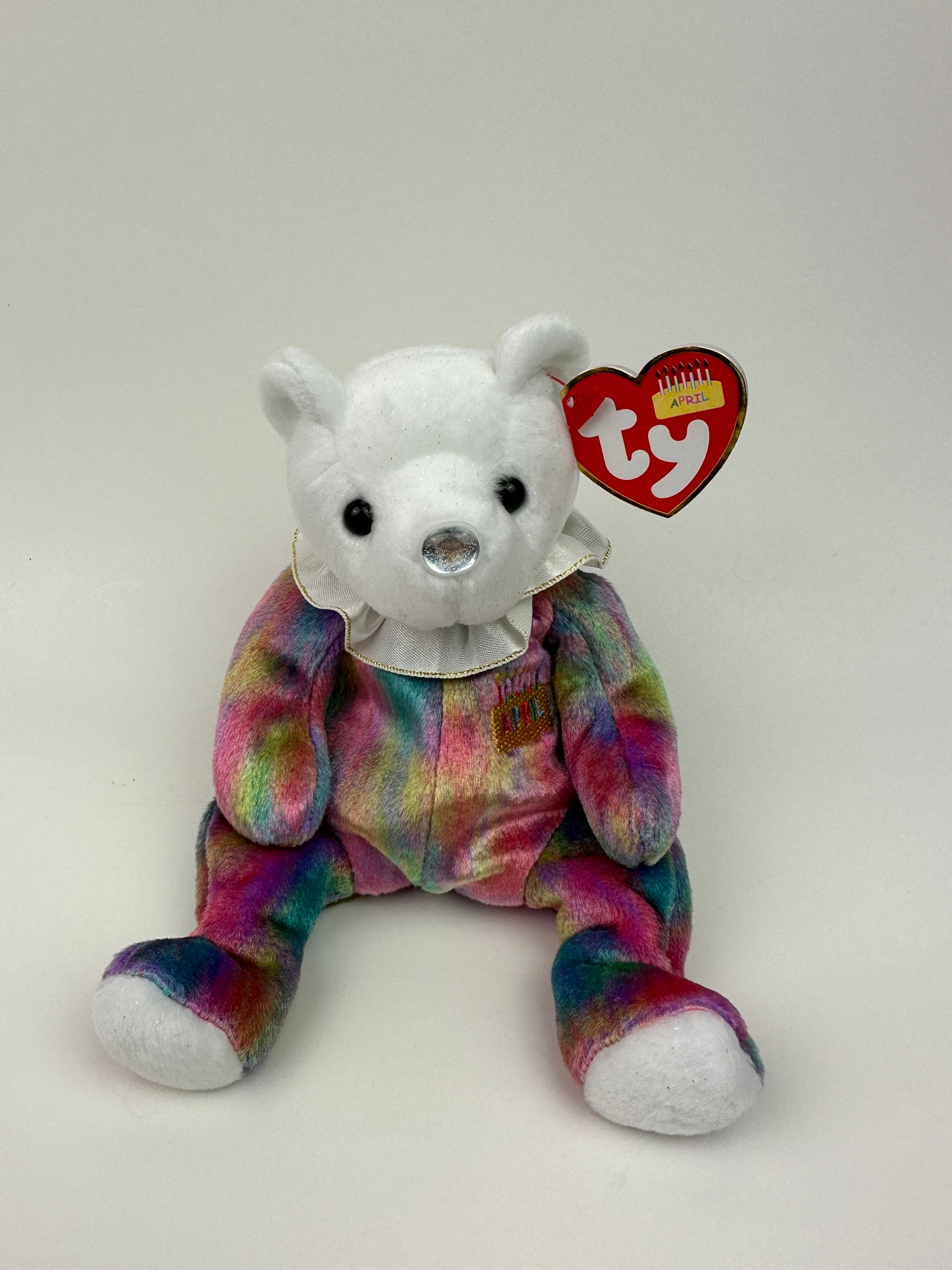 Ty Beanie Baby April l'ours d'anniversaire Ours en pierre de